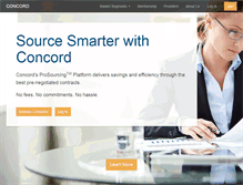 Tablet Screenshot of concordspg.com